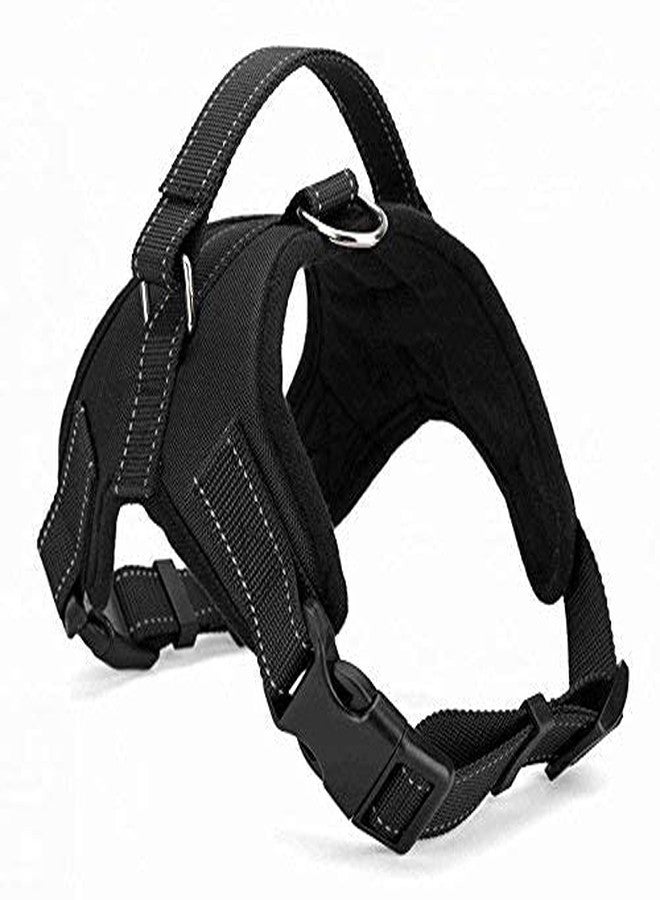 KittuPet Dog Harness, Adjustable Dog Body Belt for Large Small Medium Dogs and cat Rabbit All Breeds Animal (Medium, Black) - Image 1